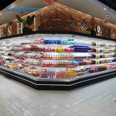 het Open Koelere Elektronische Controlemechanisme Commercial Refrigerator Display van 1200L Multideck